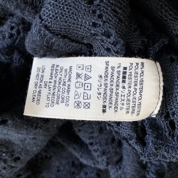 Free People Not Cold In This Lace Knit Top - Black - Picture 5 of 6